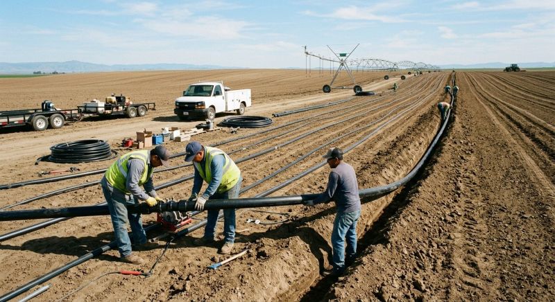 Farm Irrigation Installation in Aiken, SC