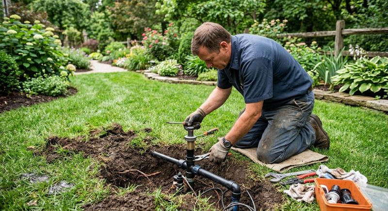 Sprinkler Line Repair in Ventura County, CA